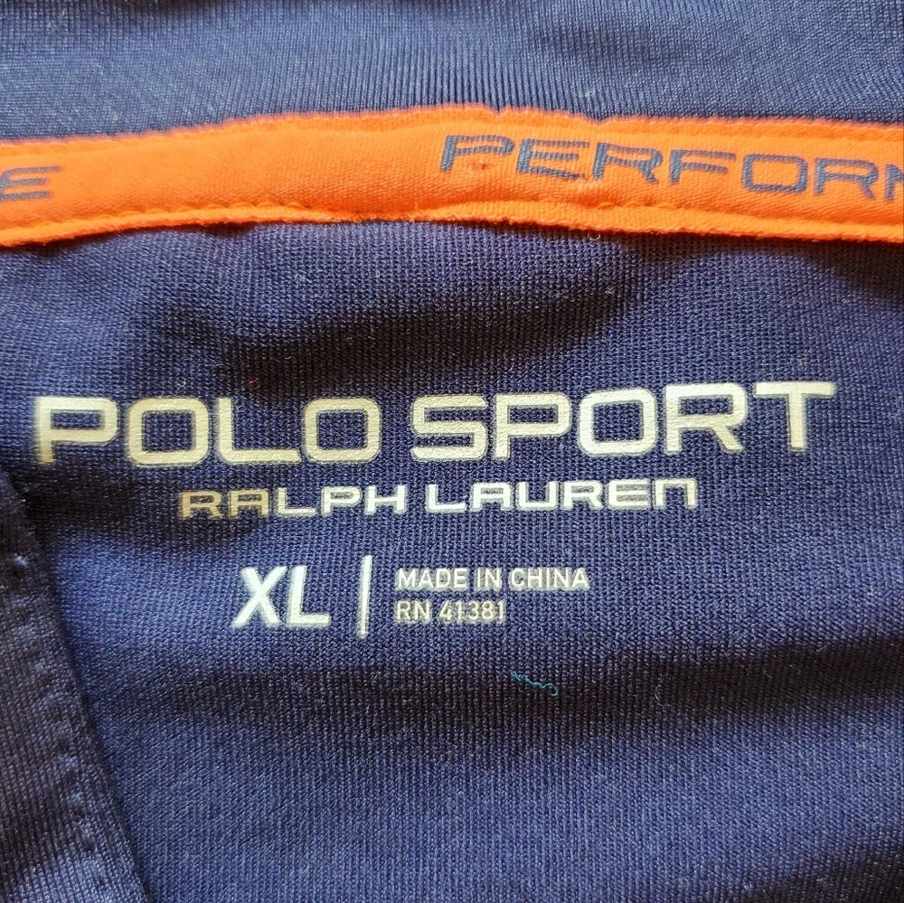 Polo by Ralph Lauren Half Zip Performance Pullover.  Size XL
